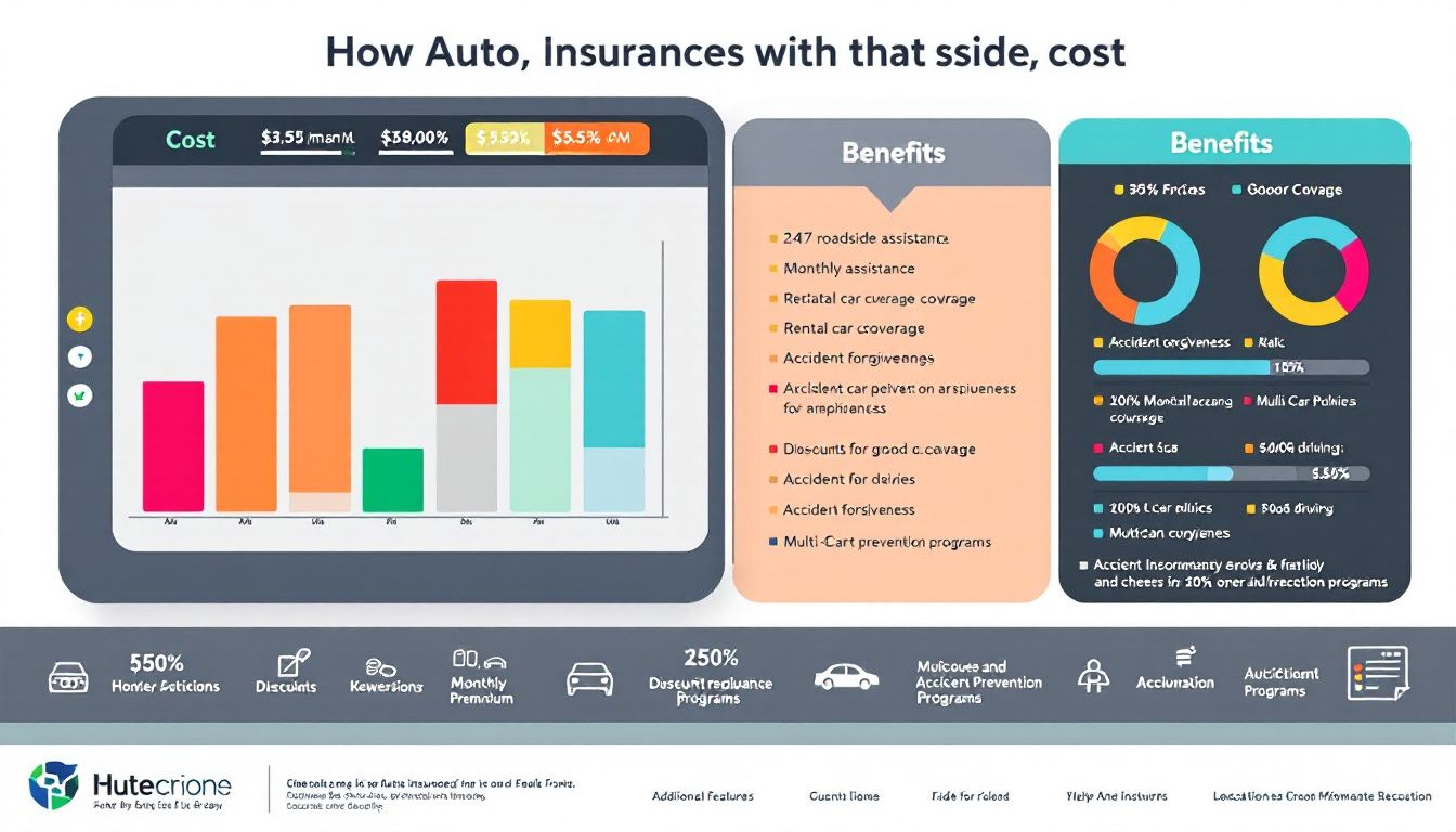 Comparativa de precios y beneficios de seguros de autos.