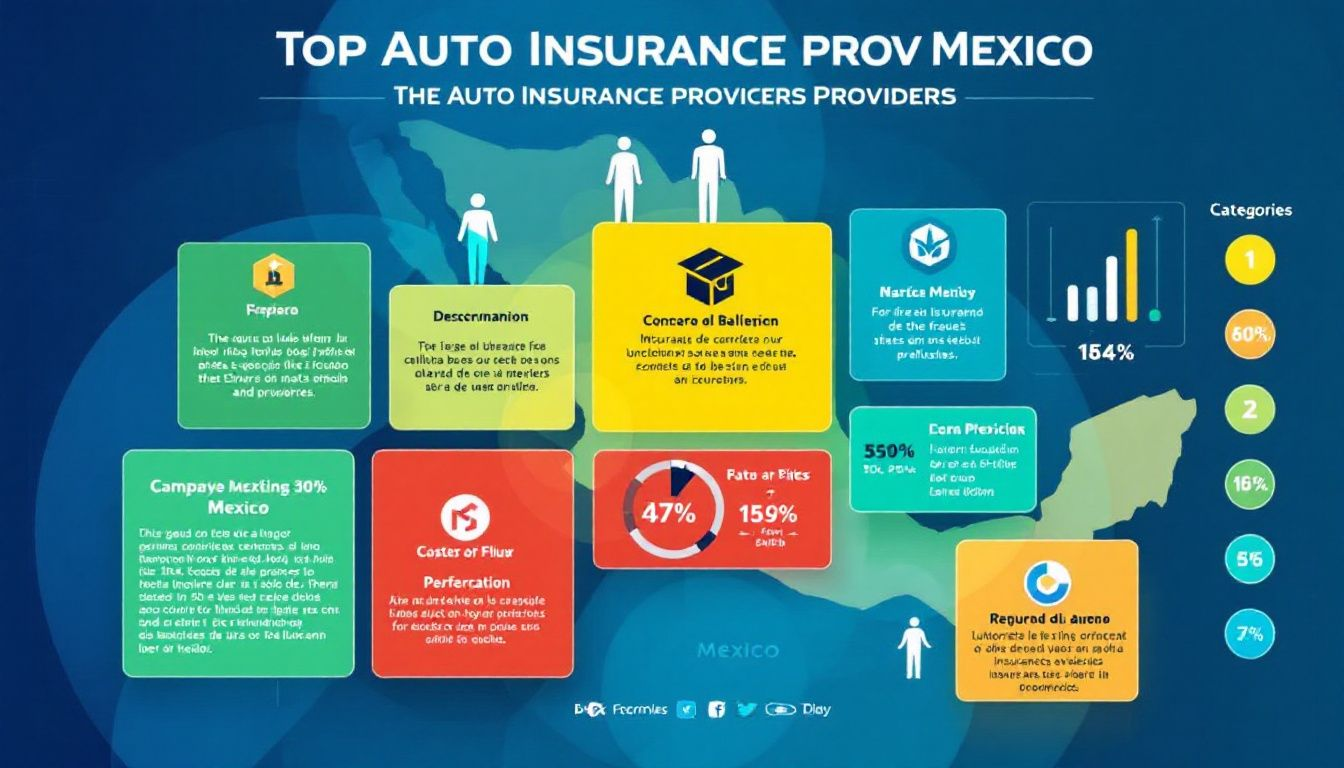 Coberturas ofrecidas por las aseguradoras de autos en México.